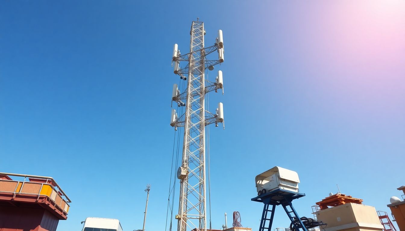 Instalacion de Pararrayos en Torres de Telecomunicaciones